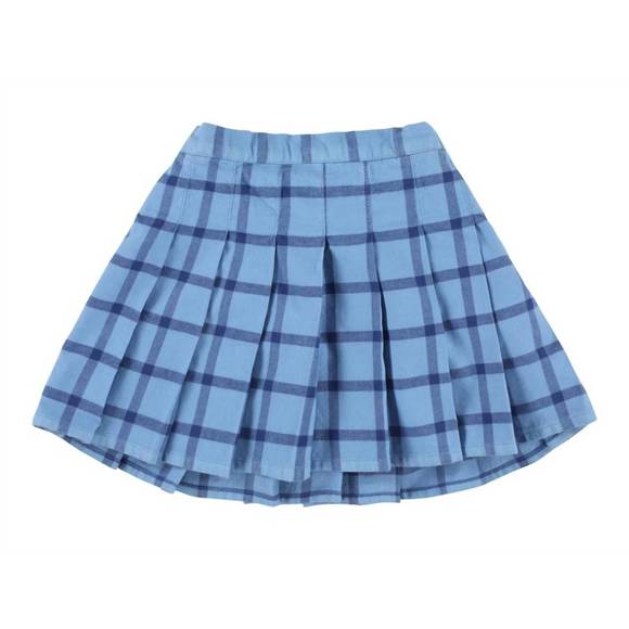 NEW MORLEY girl's taven pleated short skirt in niagara